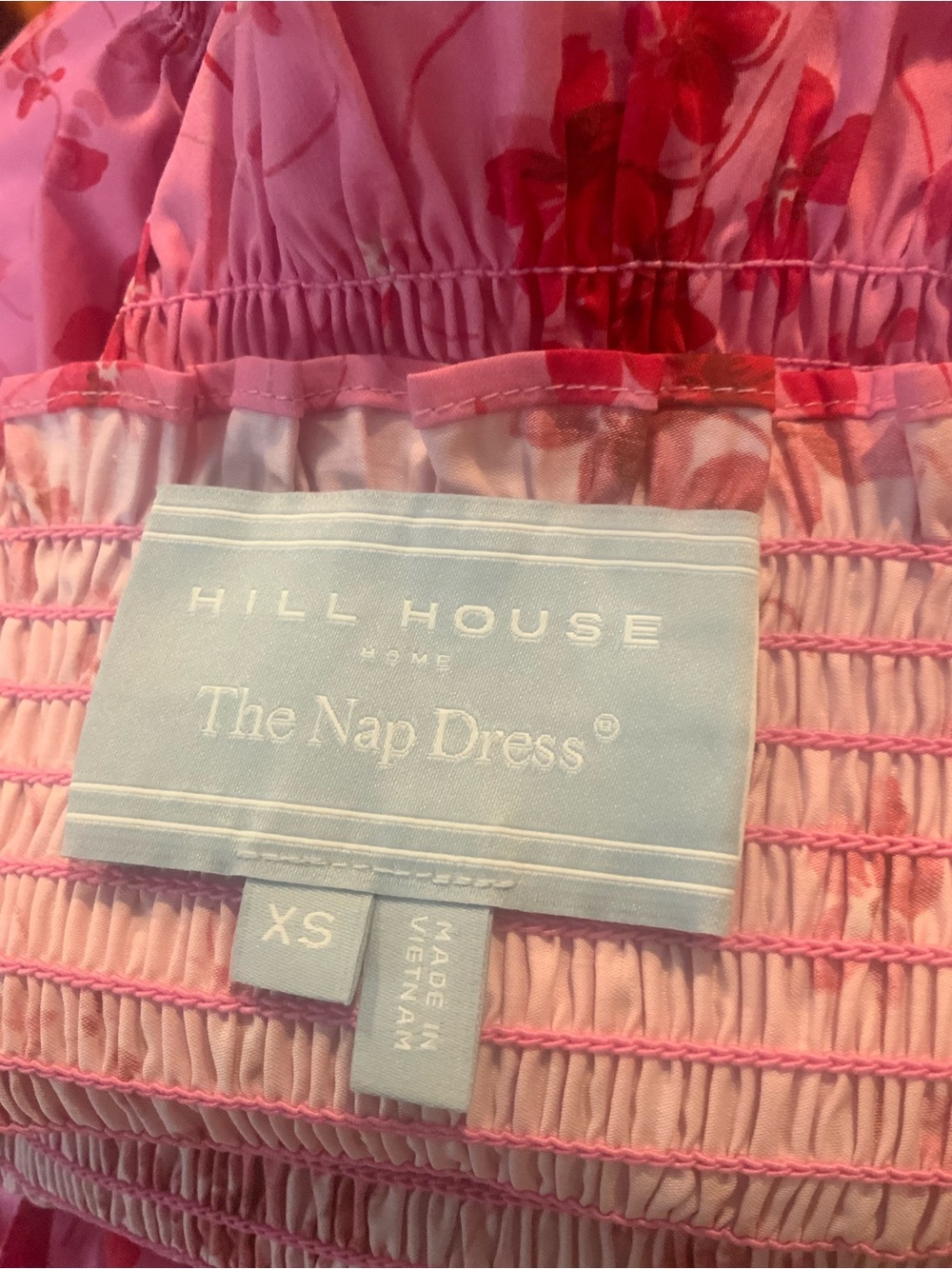 New Hill House The Nap Dress Seraphina Pink  Floral coquette - Picture 9 of 10